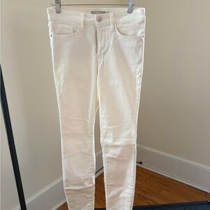 Athleta Women's Cream Skinny Jeans